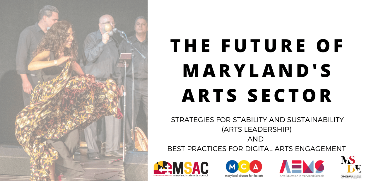 The Future of Maryland's Art Sector banner