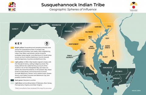 Map of Susquehannock Indians