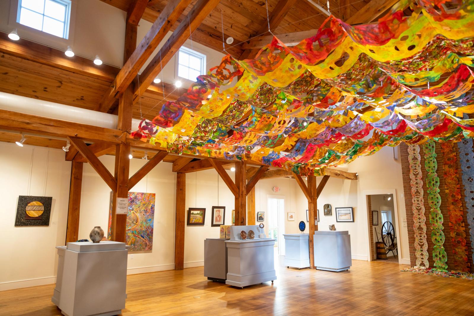 Exhibition hall at Sandy Spring Museum. (Montgomery County)